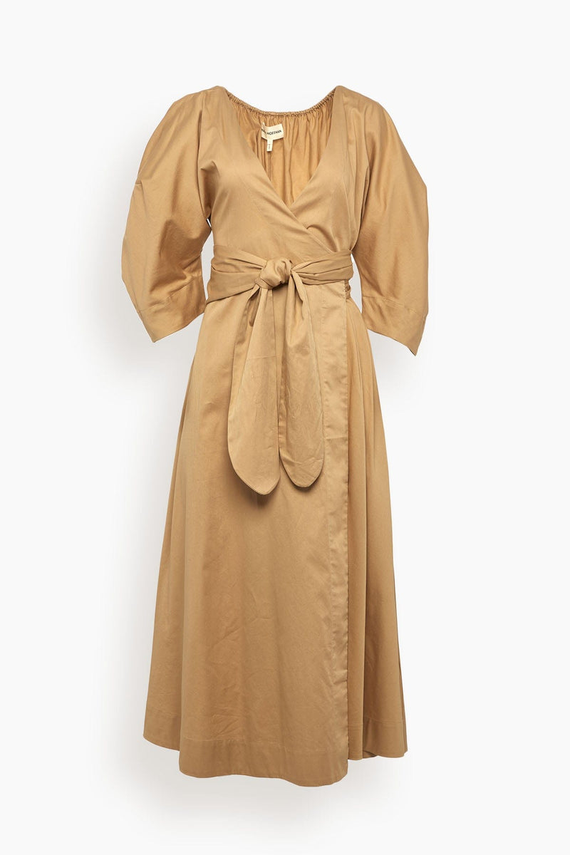 Mara Hoffman Agnella Dress in Khaki ...